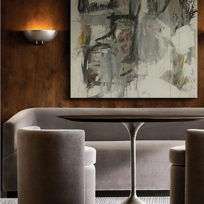 lampe de chevet en cuivre design luxe pour intérieur élégant - vue 4 sur 8