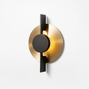 Nordic minimalist luxury gold iron LED wall light