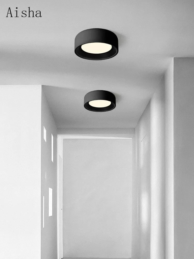 Italian minimalist LED ceiling light modern design for interior decor - vue 6 sur 12