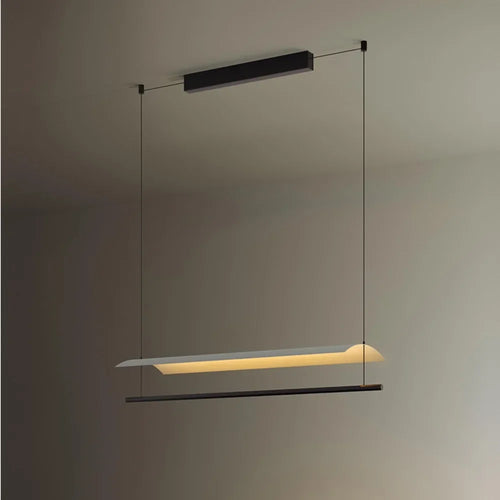 lustre minimaliste scandinave en tuiles pour bureau - vue 6 sur 11