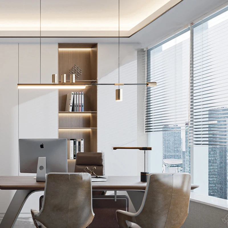 lustre moderne suspendu lumineux pour décoration intérieure - vue 6 sur 10