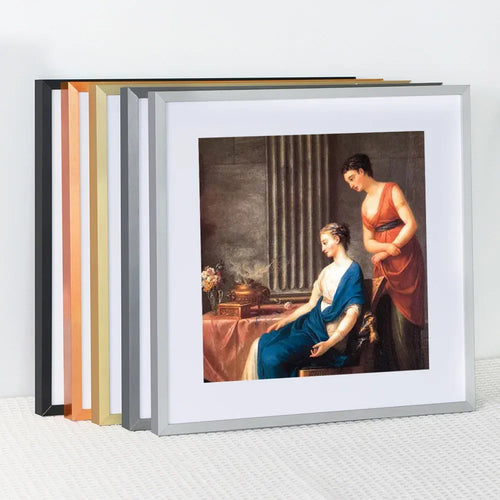 cadre photo en aluminium à suspendre pour décoration et cadeau - vue 3 sur 8