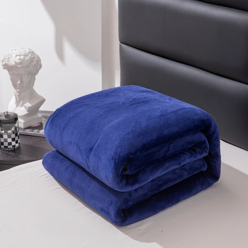 Plaid flanelle polaire carreaux chaud doux hiver