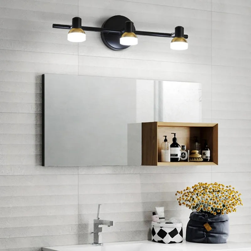 applique murale led simple avec miroir déco - vue 3 sur 12