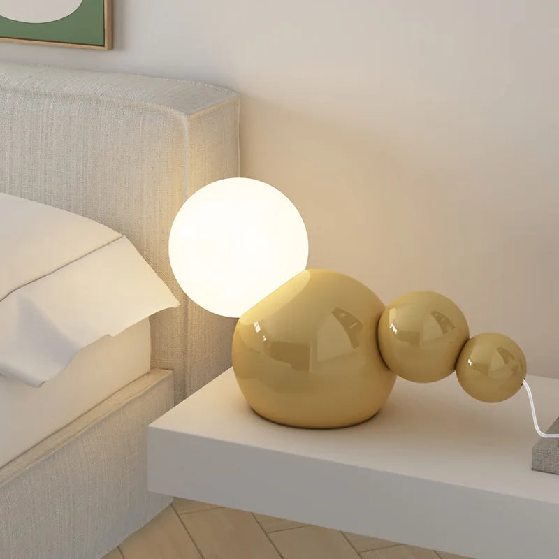 Lampes de Table de chevet d'art nordique LED E27 - vue 3 sur 7