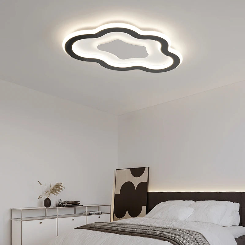 Plafonnier à formes chromé moderne à LED - vue 3 sur 14