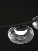 suspension en verre de luxe pour décoration moderne