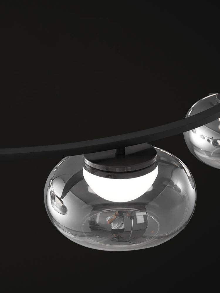 suspension en verre de luxe pour décoration moderne - vue 7 sur 9