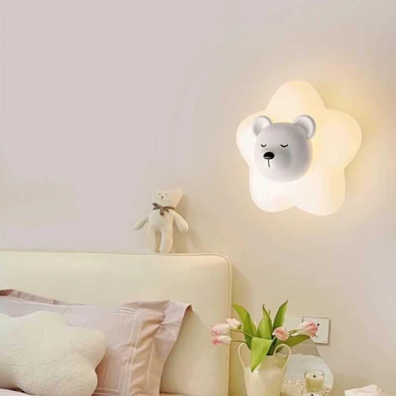 applique murale lapin mignon pour chambre enfant décoration moderne - vue 4 sur 10