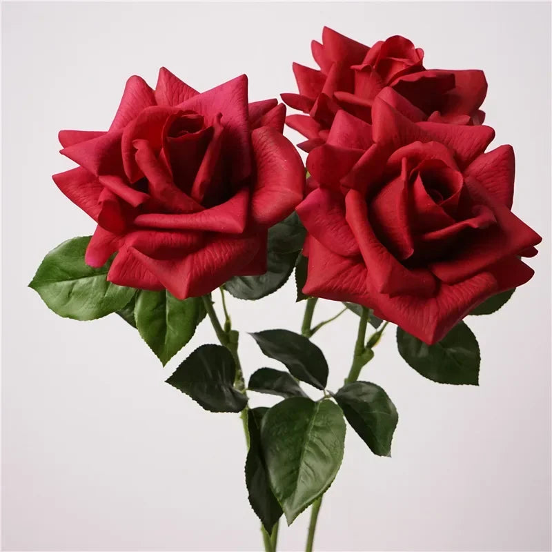 roses artificielles de haute qualité pour décoration intérieure - vue 4 sur 6