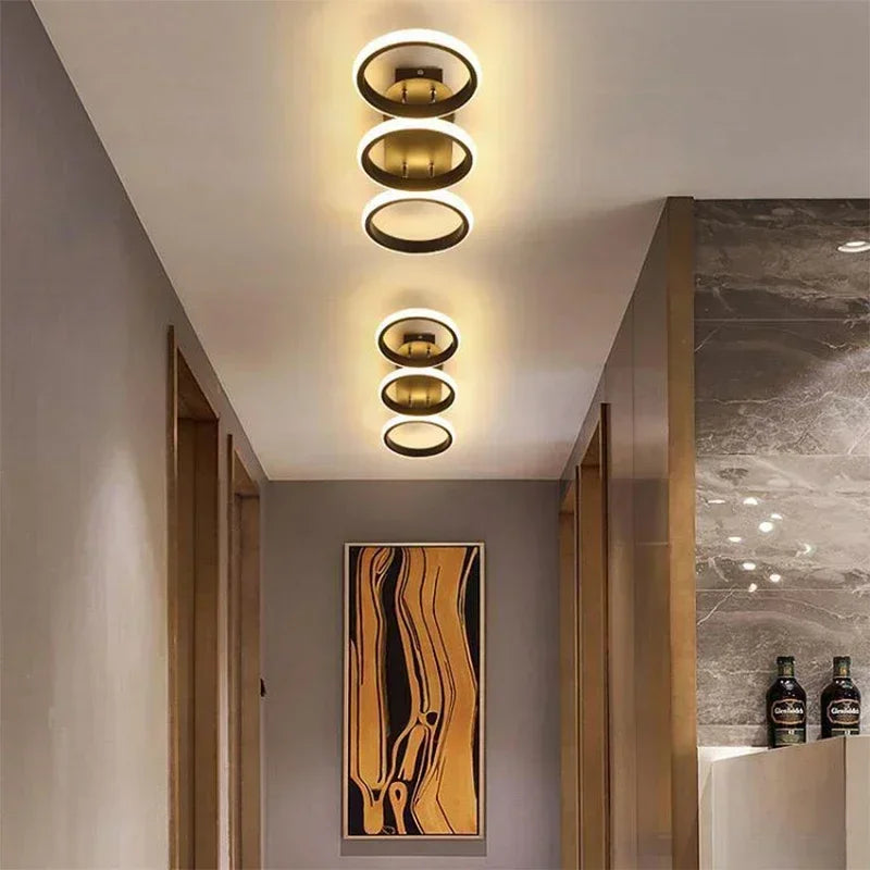 lustre moderne à leds pour décoration intérieure plafonniers - vue 5 sur 10
