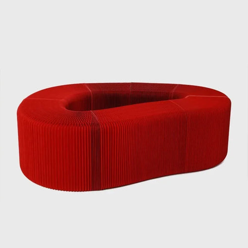 Creative and Environmentally Friendly Folding Retractable Low Stool, Fashionable Bench, Home and Restaurant, Paper Folding Chair - vue 11 sur 22