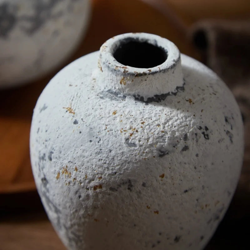 vase en céramique fait main pour fleurs séchées décoration maison - vue 7 sur 9