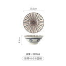 Bol japonais ramen céramique motif floral 12l soupe