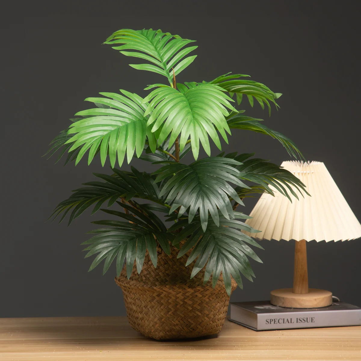 grand palmier artificiel monstre arbre vert pour décoration intérieure extérieure - vue 2 sur 7