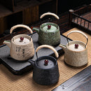 Service thé japonais retro en ceramique style kungfu