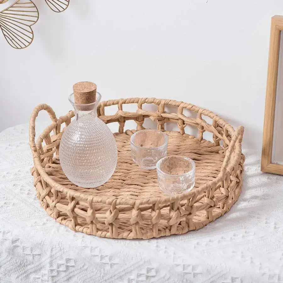 panier à fruits en osier tissé pour décoration et rangement - vue 4 sur 8