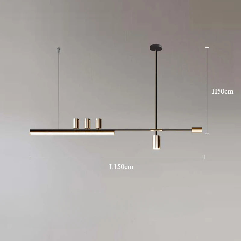 Modern minimalist nordic chandelier for interior decor