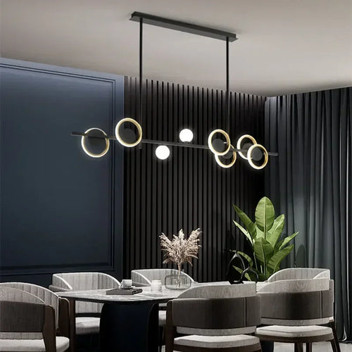 Minimalist chandelier for elegant and simple interior decoration - vue 5 sur 8