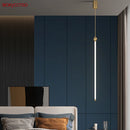 Minimalist Nordic tube pendant light for elegant interiors