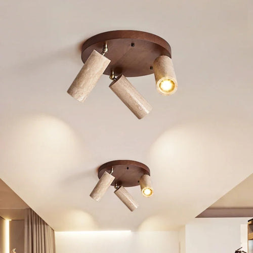 plafonnier led japonais style vintage pour intérieur et extérieur - vue 2 sur 8