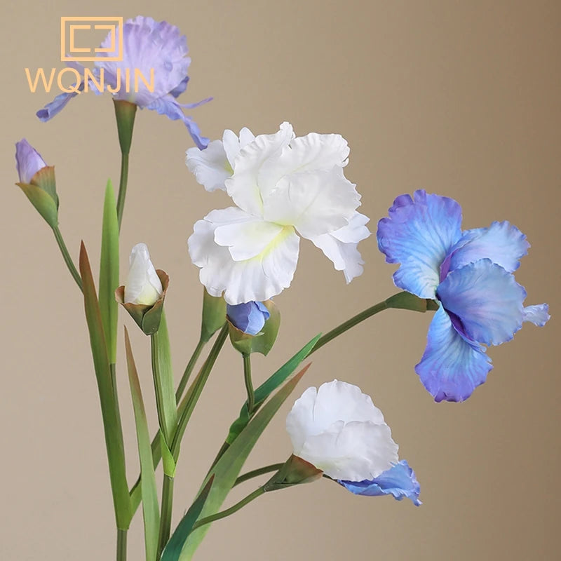 branche de fleur d'iris artificielle pour décoration de mariage et fêtes - vue 5 sur 9