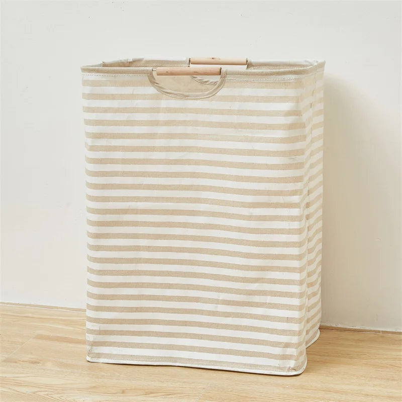 panier de rangement pliable pour linge sale avec poignée - vue 10 sur 12