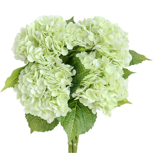 Set of 4 realistic artificial hydrangea flowers for decoration and weddings - vue 14 sur 18