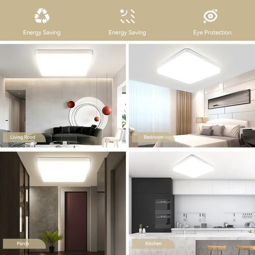 Plafonnier LED carré - vue 5 sur 20