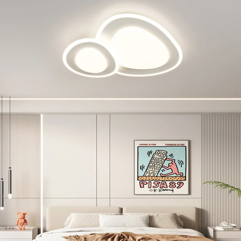lustre moderne dimmable pour décoration intérieure design élégant - vue 4 sur 11