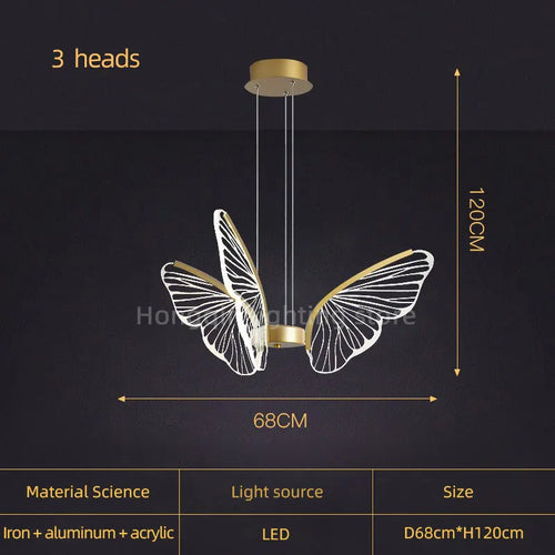lustre nordique moderne à led design créatif décoratif