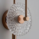 applique murale led ronde en verre pour ambiance cosy
