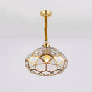 plafonnier en cuivre style américain moderne pour intérieur créatif et simple