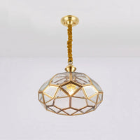 plafonnier en cuivre style américain moderne pour intérieur créatif et simple