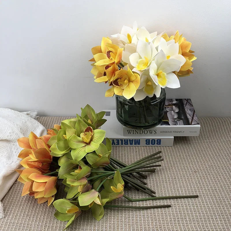 bouquet de fleurs artificielles pour décoration chaleureuse et moderne - vue 5 sur 10