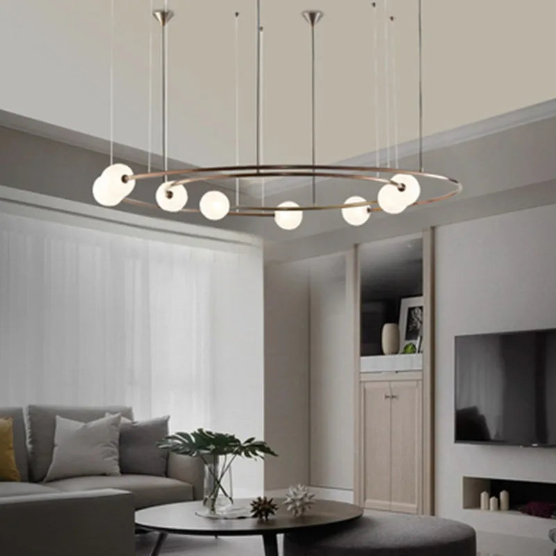 suspension en verre design nordique pour intérieur créatif - vue 4 sur 8