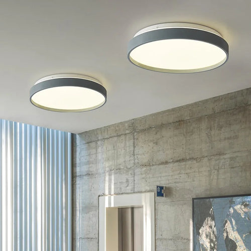Modern minimalist ceiling light for elegant interior decor - vue 2 sur 18