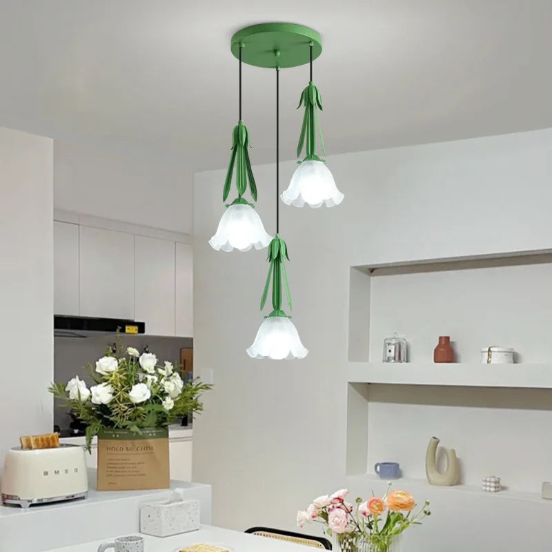 lustre en verre pour éclairage suspendu dans les espaces modernes - vue 3 sur 12