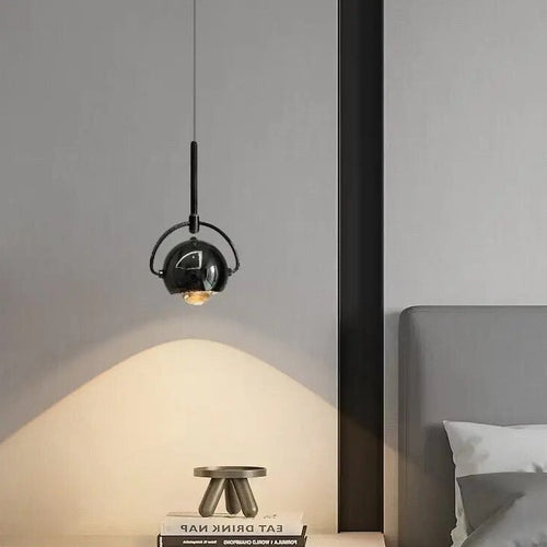 Suspension design boule accrochée LED - vue 2 sur 11