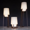 lampadaire en tissu japonais design rétro pour intérieur moderne