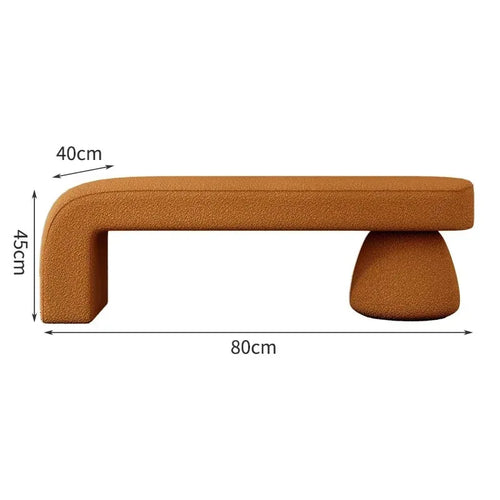tabouret à langer nordique pour chambre et salon - vue 20 sur 27
