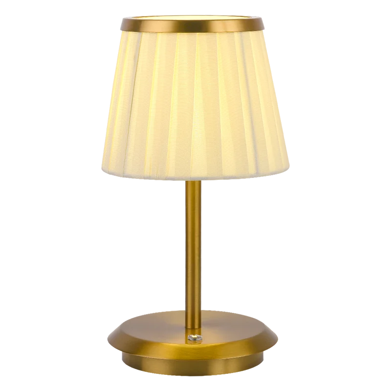 Lampe table LED USB plissée éclairage