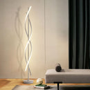 Minimalist geometric line floor lamp for modern interiors