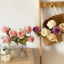 fleurs en tissu de soie pour décorations florales et bouquets