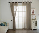 Voilage tulle rayures style moderne pour salon chambre