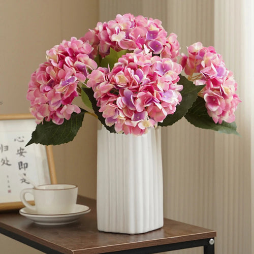 fleur d'hortensia artificielle réaliste pour décoration et bouquet