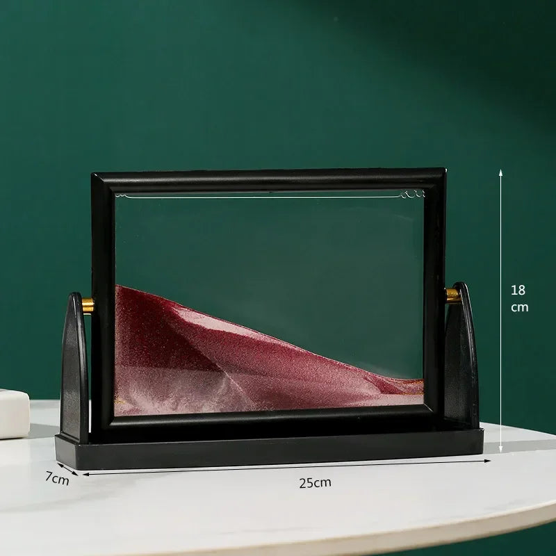 peinture artistique en mouvement sur sable créatif décoratif