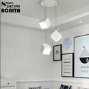 suspension moderne à LED géométrique en acrylique design minimaliste