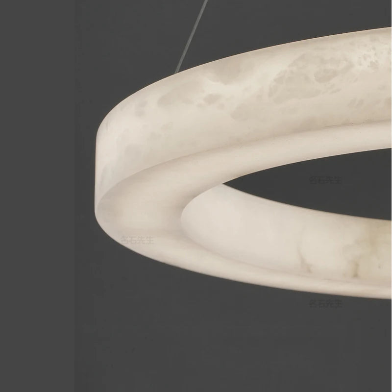 suspension circulaire en marbre pour décoration intérieure - vue 6 sur 6