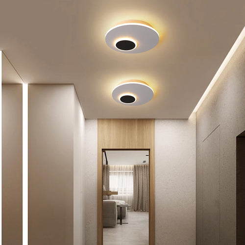 Modern minimalist integrated LED Nordic ceiling light - vue 2 sur 8